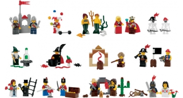 LEGO Minifigurák 9349 Minifigura készlet - mesehősök